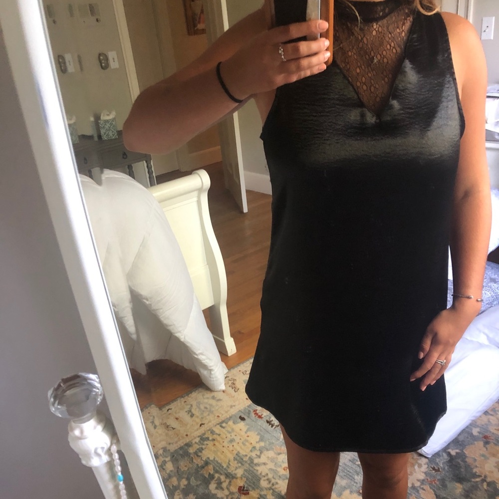 Black cocktail dress